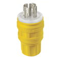 Leviton 30A Watertight Locking Plug 4P 5W 120/208Vac 28W81